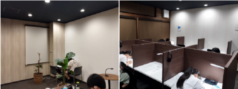 s-Liveふくい駅前校の無料学習会の様子